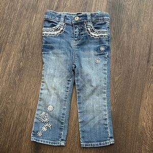 GAP Kids Blue Embroidered Jeans